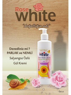 HEDİYELİ ÜRÜN!! 200 ml. Salyangoz Özlü Gül Kremi Alan Herkese