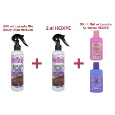 HEDİYELİ ÜRÜN!! 200 ml. Lavanta Oto Parfümü Alan Herkese