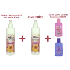 HEDİYELİ ÜRÜN!! 200 ml. Salyangoz Özlü Gül Kremi Alan Herkese