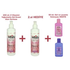 HEDİYELİ ÜRÜN!! 200 ml. E Vitamini Yoğunluklu Gül Kremi Alan Herkese