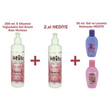 HEDİYELİ ÜRÜN!! 200 ml. E Vitamini Yoğunluklu Gül Kremi Alan Herkese HEDİYELİ ÜRÜN!! 200 ml. E Vitamini Yoğunluklu Gül Kremi Alan Herkese