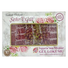 Şehr-i Gül 450 gr. Yapraklı Gül Lokumu