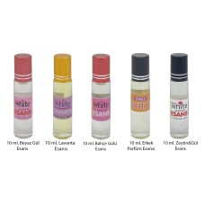Rose White 5'li 1. Kalite Alkolsüz Parfüm Esans Seti