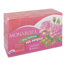 Mona Roza 600 gr. 5'li Gliserinli Gül Duş Sabunu Mona Roza 600 gr. 5'li Gliserinli Gül Duş Sabunu
